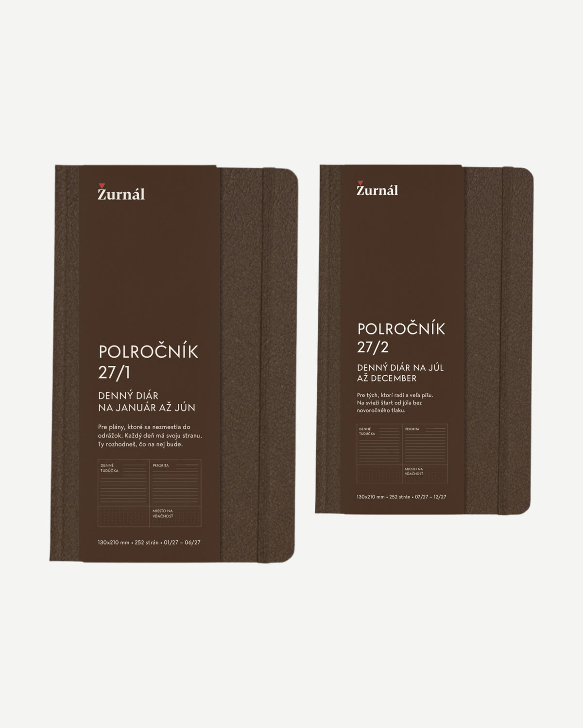 Polročník 27/1 + 27/2 – hnedá