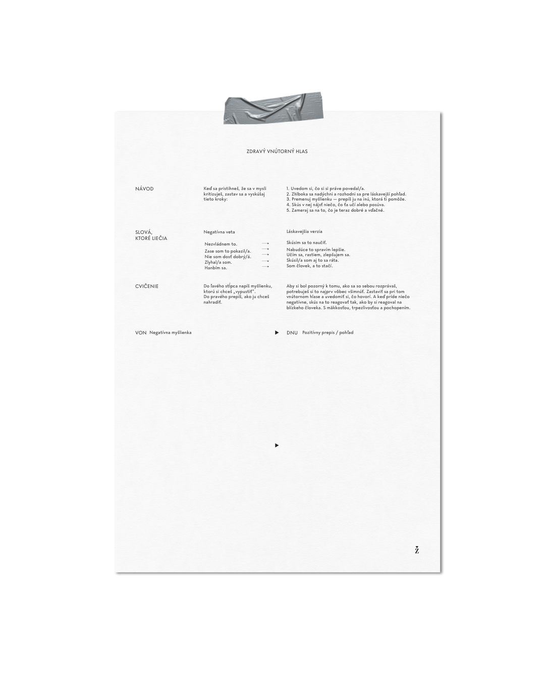 Zdravý vnútorný hlas