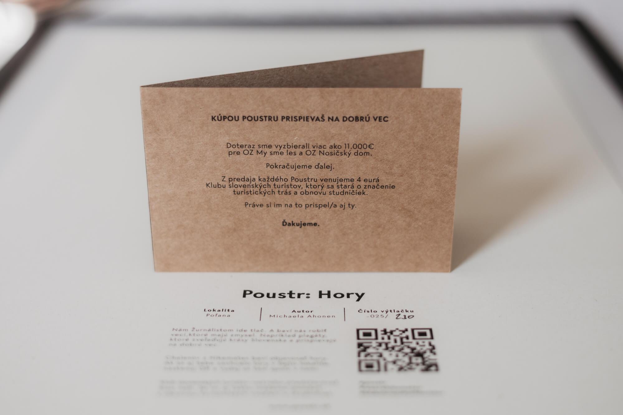 Poustr: Poľana, poctivý slovenský plagát, Hriňová, Detva, lazy, slovenská sopka