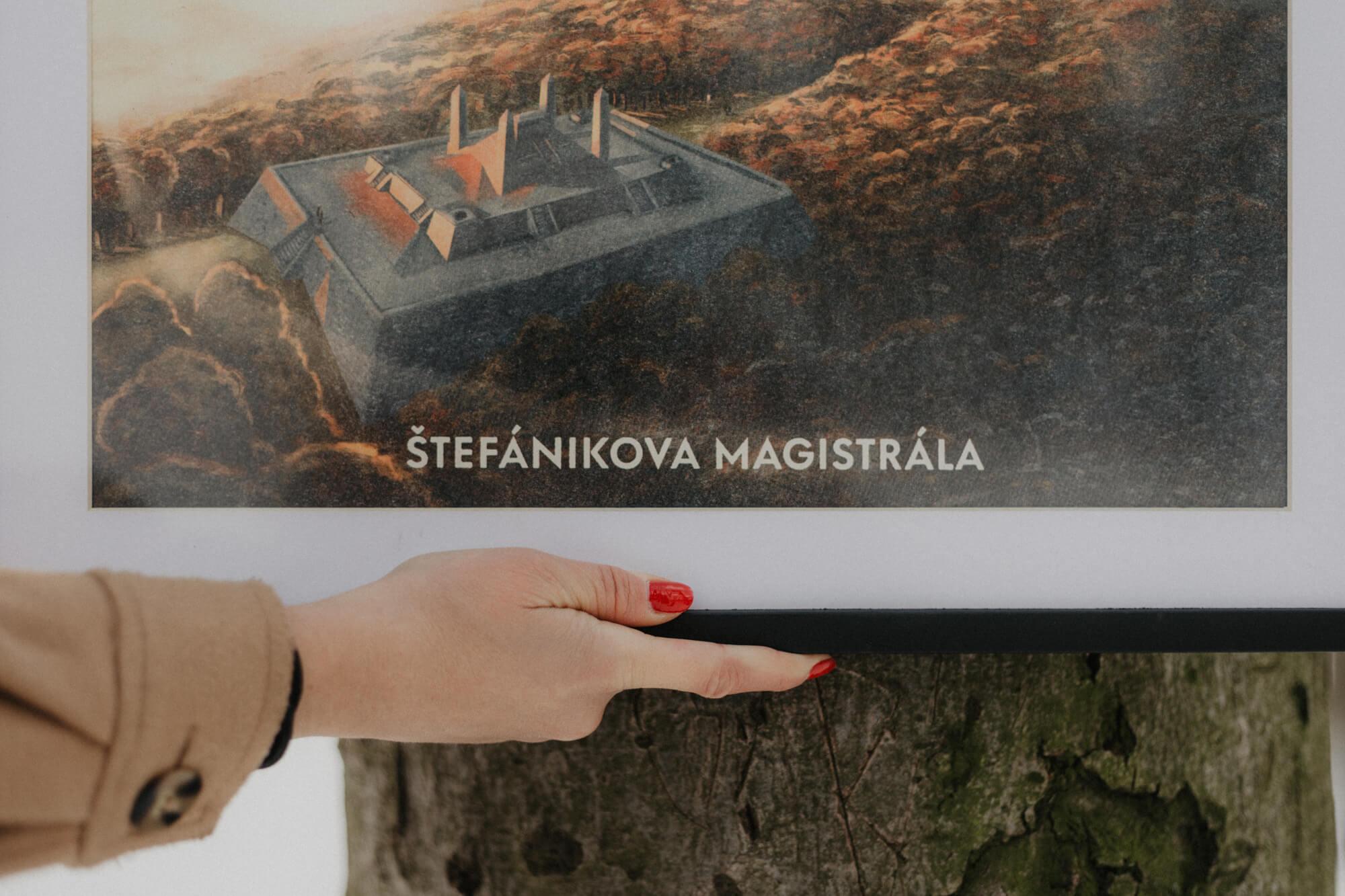Štefánikova magistrála – Grafika (Frenky Hříbal a Milan Pleva)